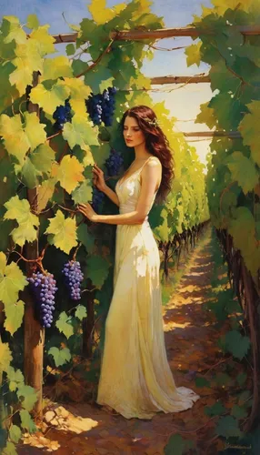 Compose a romantic poem set in a Turkish vineyard, capturing the essence of blooming grapevines.,grape harvest,wine harvest,vineyard,winemaker,grapevines,vineyard grapes,isabella grapes,grape vines,ca