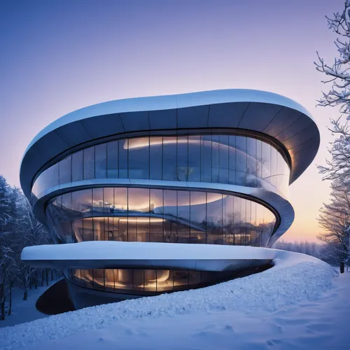 futuristic architecture,futuristic art museum,modern architecture,snow ring,snow house,snowhotel,winter house,archidaily,swiss house,arhitecture,dunes house,snow roof,architecture,mercedes-benz museum,chancellery,alpine style,snow shelter,jewelry（architecture）,modern house,kirrarchitecture,Photography,General,Natural