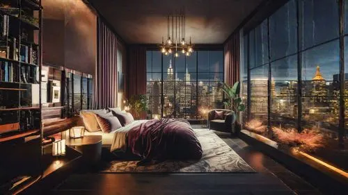 penthouse apartment,livingroom,apartment lounge,loft,an apartment,living room,apartment,sleeping room,sky apartment,manhattan,modern room,shared apartment,evening atmosphere,great room,vertigo,bedroom,reading room,cityscape,study room,bookcase