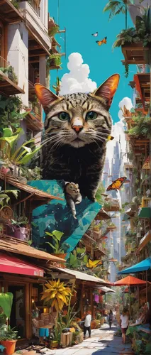 studio ghibli,cat sparrow,world digital painting,cat's cafe,my neighbor totoro,himalaya,ori-pei,bird kingdom,chinese pastoral cat,rescue alley,street cat,cat,game illustration,madagascar,animal lane,cat european,cheshire,animal world,the cat,cat vector,Conceptual Art,Oil color,Oil Color 07