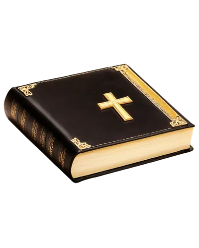 Bible, open book, gold edges, leather cover, cross, silver, Jesus Christ, Christian symbol, ornate details, golden lighting, soft focus, shallow depth of field, warm color tone, cinematic composition,