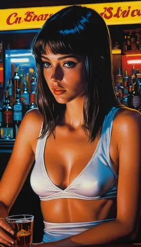 barmaid,cigarette girl,bartender,barmaids,bartending,barkeep,Conceptual Art,Fantasy,Fantasy 04