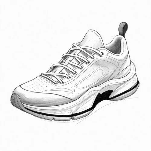 tennis shoe,sports shoe,basketball shoes,sports shoes,sketchers,athletic shoes,Design Sketch,Design Sketch,Detailed Outline