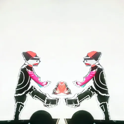 mirroring,duel,duet,pink double,a meeting,neon human resources,into each other,romantic meeting,two people,hands holding,mirror image,parallel,the hands embrace,evangelion eva 00 unit,x and o,ganmodok