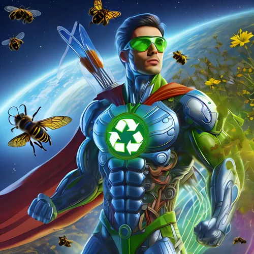 green lantern,recycling world,aaa,eco,superhero background,patrol,waste collector,environmentally sustainable,electronic waste,earth day,cleanup,green energy,environmentally friendly,recycle bin,ecolo