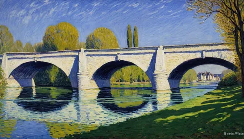 pont saint-bénézet,pont d'avignon,braque du bourbonnais,tied-arch bridge,angel bridge,moret-sur-loing,arch bridge,l'isle-sur-la-sorgue,love bridge,source de la sorgue,viola bridge,post impressionism,bridge arch,old bridge,sant'angelo bridge,braque francais,bridge,viaduct,creuse,bridges,Conceptual Art,Daily,Daily 09