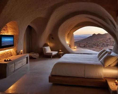 earthship,amanresorts,cappadocia,luxury hotel,cappadocian,wadirum,stone oven,superadobe,arches,nabatean,great room,morocco,fireplaces,damaraland,fireplace,sleeping room,vaulted ceiling,luxury bathroom,alcove,ornate room,Conceptual Art,Daily,Daily 15