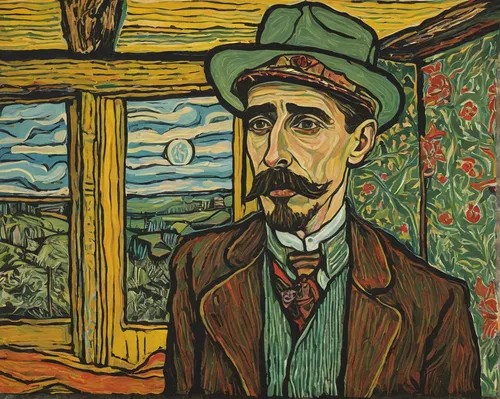 vincent van gough,vincent van gogh,self-portrait,post impressionism,braque francais,david bates,post impressionist,braque d'auvergne,artist portrait,casement,braque du bourbonnais,man with umbrella,braque saint-germain,art nouveau frame,art nouveau,man with a computer,elderly man,self portrait,pferdeportrait,pierre,Art,Artistic Painting,Artistic Painting 07