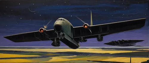 Write a suspenseful scene involving a stealth bomber at midnight.,breda ba.88,grumman f-11 tiger,supermarine spitfire,vickers f.b.5,ju 52,dewoitine d.371,focke-wulf fw 190,lockheed yf-12,lockheed huds