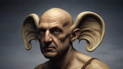 background,lokportrait,male elf,violet head elf,aardvark,elf,ears,cgi,wood elf,ear,long-eared,auricle,dark elf,big ears,yoda,sculpt,prejmer,armadillo,grain ears,ear cancers,ron mueck