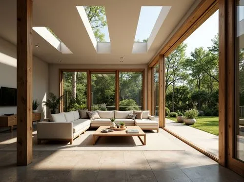 sunroom,conservatories,velux,daylighting,wooden beams,interior modern design,folding roof,wooden decking,limewood,summer house,conservatory,verandah,loggia,skylights,verandahs,home interior,timber house,pavillon,contemporary decor,luxury home interior