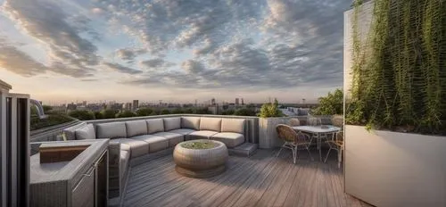 roof garden in the city,a large deck with couches and table and chairs,roof terrace,roof garden,roof landscape,penthouses,landscape design sydney,landscape designers sydney,Common,Common,Natural