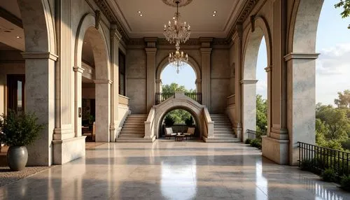 amanresorts,theed,3d rendering,cochere,hallway,marble palace,entranceways,entrance hall,greystone,sursock,neoclassical,entranceway,archways,palladianism,walkway,rosecliff,breezeway,naboo,render,entryway