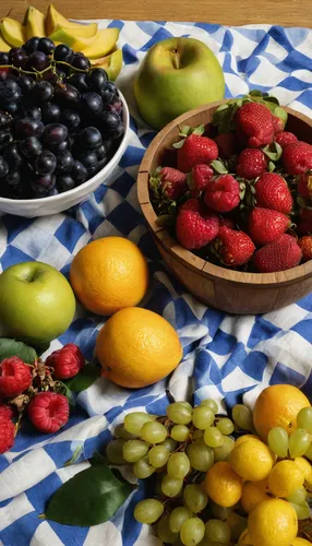 Create a mouth-watering fruit mix for a sunny picnic.,fresh fruits,basket of fruit,summer fruit,fresh fruit,organic fruits,fruit plate,crate of fruit,fruit stand,fruit basket,mixed fruit,edible fruit,