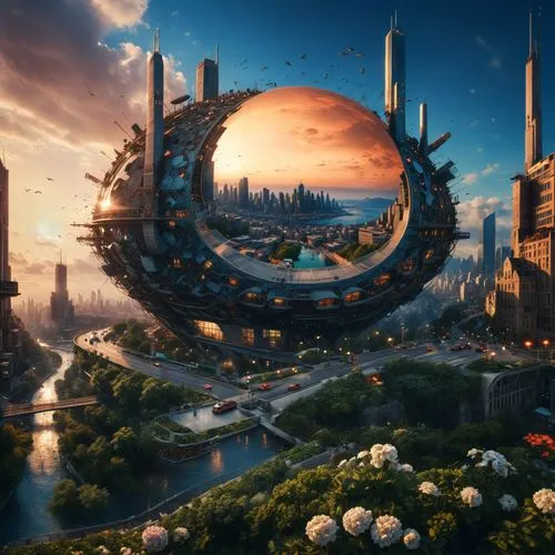 futuristic landscape,fantasy city,fantasy world,fantasy landscape,planet eart,stargate,tomorrowland,fantasy picture,airships,3d fantasy,fantasy art,utopian,sci fiction illustration,dream world,airship,futuristic architecture,city cities,terraforming,world digital painting,hot-air-balloon-valley-sky,Photography,General,Realistic