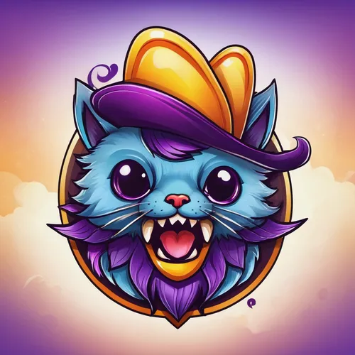 Design a cheerful twitch logo for gaming website,witch's hat icon,twitch icon,twitch logo,growth icon,edit icon,day of the dead icons,download icon,lab mouse icon,bot icon,store icon,kr badge,hallowee