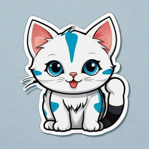 suara,jiwan,cat vector,kihon,kittani,kitka,Unique,Design,Sticker