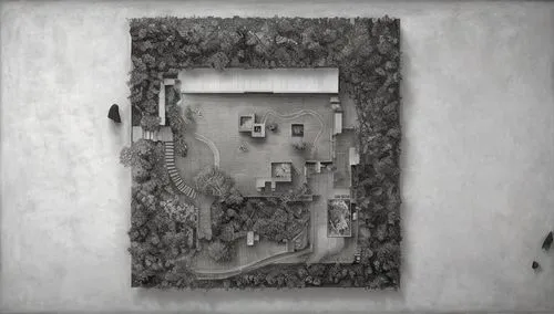 excavation,escher,escher village,peter-pavel's fortress,orienteering,rh factor negative,map icon,paper frame,town planning,tileable,ruin,small house,miniature house,build a house,bunker,botanical squa