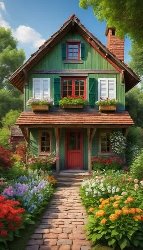 wooden house,home landscape,country cottage,house in the forest,summer cottage,beautiful home,country house,little house,houses clipart,small house,cottage garden,dreamhouse,forest house,cottage,traditional house,farm house,arrietty,house painting,roof landscape,house in mountains,Conceptual Art,Fantasy,Fantasy 16