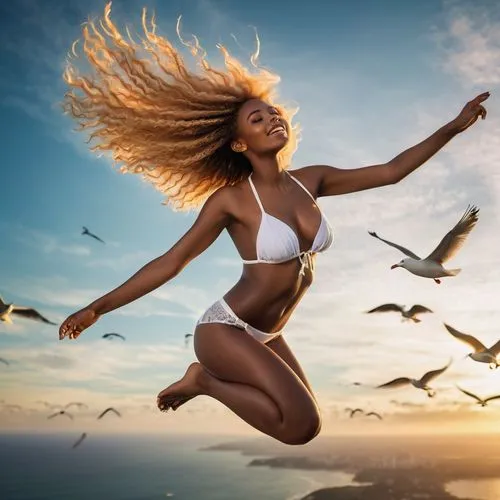 exhilaration,leap for joy,exhilaratingly,flying girl,flying sea gulls,exhilarated,windhover,flying birds,sprint woman,image manipulation,flying bird,freeflying,istock,soared,bird flying,free flight,be free,liberating,vibrating flight,bird in flight,Photography,General,Cinematic