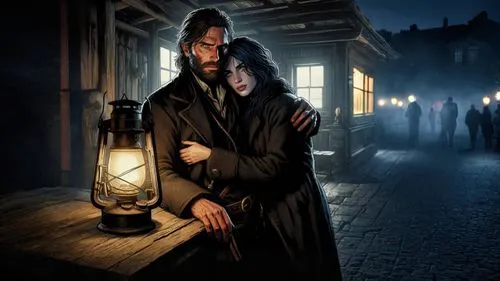 gothic portrait,hooded man,the night of kupala,lamplighter,candlemas,whitby goth weekend,romantic scene,shepherd romance,overcoat,assassins,dizi,romantic portrait,undertaker,cloak,light of night,dark gothic mood,athos,photoshop manipulation,ghost hunters,night scene