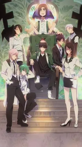 a young woman is holding up a framed picture,dazai,shakugan,magic mirror,fukawa,kurisu,boogiepop,Common,Common,Japanese Manga