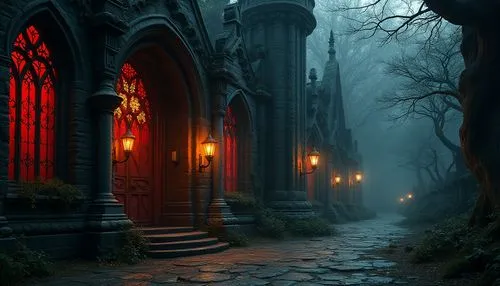 haunted cathedral,ravenloft,dark gothic mood,gothic,gothic style,gothic church,neogothic,crypts,halloween background,hauntings,haunted castle,darktown,witch's house,ghost castle,fantasy picture,gothika,shadowgate,dark art,haunted house,graveyards,Photography,General,Realistic