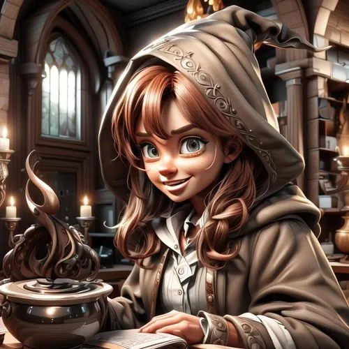 hermione,librarian,candlemaker,cupbearer,innkeeper,spellbook,scholar,alchemist,apothecary,nelisse,schierstein,tutor,eliota,gringotts,merula,wizarding,girl studying,gavroche,schierholtz,potter