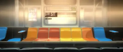 cinema seat,banquette,retro diner,train seats,railway carriage,art deco background,cartoon video game background,waiting room,new concept arms chair,chairs,seating,seating area,chaise lounge,cinema 4d,bench chair,clubroom,seater,train car,idealizes,seats