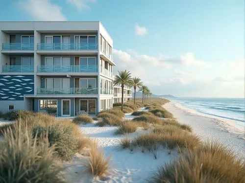 oceanfront,beachfront,3d rendering,dunes house,shorefront,dune ridge,beach house,surfside,beach resort,render,sandpiper bay,marram,seaside resort,san dunes,the hotel beach,seaside view,coastal,renders,beachhouse,renderings,Photography,General,Realistic