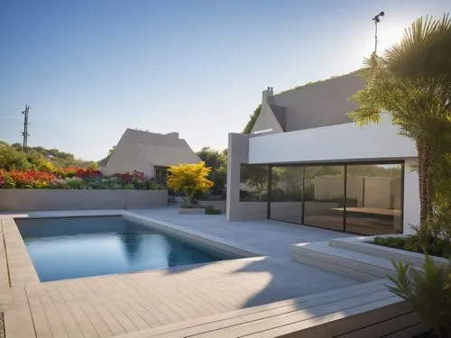 landscape design sydney,landscape designers sydney,pool house,holiday villa,fresnaye,garden design sydney,3d rendering,dunes house,roof landscape,modern house,tropical house,roof terrace,landscaped,immobilier,render,summer house,outdoor pool,dug-out pool,roof top pool,annexes