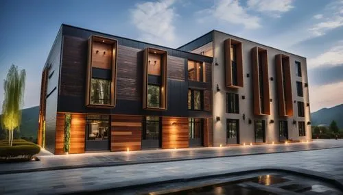 build by mirza golam pir,modern house,wooden facade,3d rendering,new housing development,modern architecture,luxury home,luxury property,smart home,timber house,prefabricated buildings,smart house,wooden house,residential house,cube house,luxury real estate,house sales,eco-construction,cubic house,contemporary,Photography,General,Cinematic