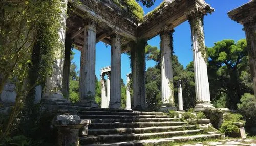 temple of diana,roman temple,ancient olympia,greek temple,priene,panagora,gennadius,poseidons temple,jardiniere,temple of hercules,mausoleum ruins,the ruins of the palace,pompei,roman columns,pillars,ruins,roman ruins,marble palace,celsus library,giarratano,Illustration,Black and White,Black and White 06