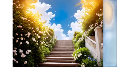 stairs to heaven,stairways,stairway to heaven,stairway,heavenly ladder,escaleras,pathway,stairs,walkway,outside staircase,steps,staircases,winding steps,stairwells,escalera,heaven gate,stairwell,stair,stone stairway,cartoon video game background,Art,Classical Oil Painting,Classical Oil Painting 35