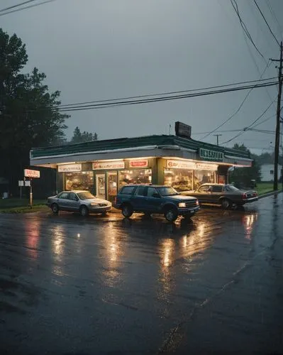 crewdson,eggleston,drive in restaurant,retro diner,diner,drive through,rain bar,rainy,deli,a restaurant,diners,restaurant,levinthal,gas station,dicorcia,rained,rainy day,riverdale,nighthawks,luncheonette,Photography,Documentary Photography,Documentary Photography 08