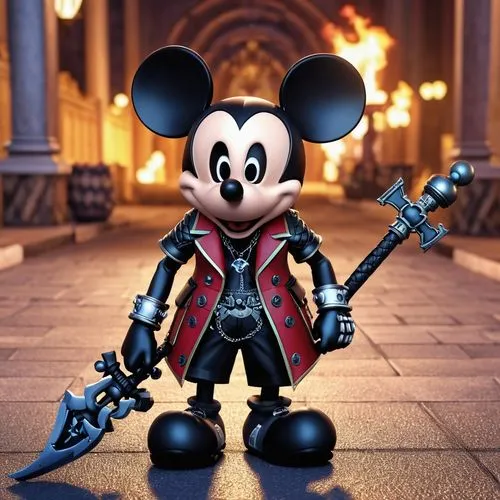 keyblade,mickey,magica,mickeys,disney character,mickey mause,micky mouse,micky,mouseketeer,3d render,kh,disneytoon,3d rendered,riku,minnie,disneyfication,xion,3d fantasy,3d figure,disneyfied,Photography,General,Realistic