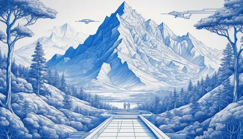 mountain road,blue mountain,alpine crossing,glaciers,mountains,mountain station,mountain scene,mountain world,mountain highway,alpine drive,the spirit of the mountains,mountain,snow mountain,temples,ice landscape,snow mountains,mountain pass,mountain slope,mountain landscape,high mountains,Unique,Design,Blueprint