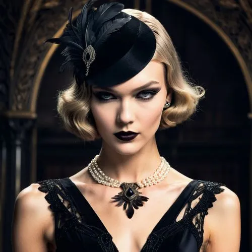 roaring twenties,roaring 20's,effie,victoriana,great gatsby,madge,Illustration,Realistic Fantasy,Realistic Fantasy 46