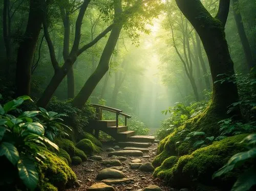 forest path,hiking path,wooden path,the mystical path,tree top path,fairytale forest,pathway,tree lined path,green forest,tropical forest,fairy forest,holy forest,enchanted forest,germany forest,the path,forest landscape,appalachian trail,stairs to heaven,forestland,nature wallpaper,Photography,General,Realistic