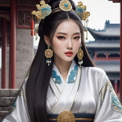 sanxia,jingqian,diaochan,oriental princess,hanfu,goryeo,xiuqing,yunxia,jinling,xiaojian,jianyin,bingqian,gisaeng,mingqing,zhiqing,qianfei,myongji,hanxiong,qingyi,xiaohua,Conceptual Art,Fantasy,Fantasy 03