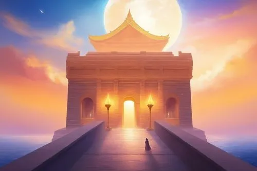 amazing painting ,somtum,hall of supreme harmony,dhamma,egyptian temple,shrine,eckankar,the pillar of light,world digital painting,sanctum,dhammakaya,ramadan background,artemis temple,shrines,temple,t