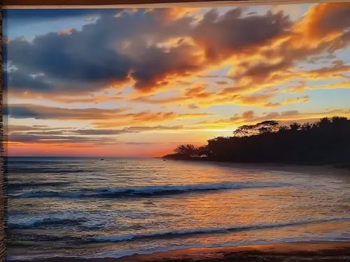 kauai,coast sunset,sunset beach,digital photo frame,maine,sunrise beach,beach landscape,beautiful frame,laguna beach,seascape,easter sunrise,mona vale,santa barbara,oahu,costa rica,maui,photo frame,co