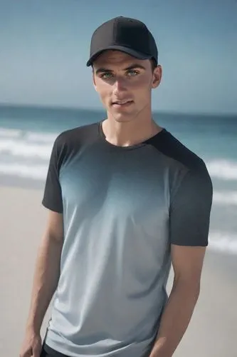 beach background,polo shirt,undershirt,active shirt,cotton top,male model,long-sleeved t-shirt,isolated t-shirt,jeans background,polo shirts,in a shirt,sleeveless shirt,baseball cap,advertising clothes,premium shirt,commercial,shirt,arms,torn shirt,latino,Photography,Natural