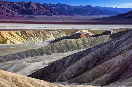 Dramatic Death Valley Landscape royalty free stock images,badwater basin,death valley,badwater,death valley np,braided river,dry lake,great dunes national park,salt desert,the atacama desert,valley of