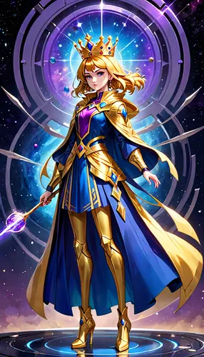 goddess of justice,celesta,golden crown,star mother,monsoon banner,show off aurora,athena,lux,gold and purple,knight star,nova,zodiac sign libra,minerva,purple and gold,elza,artemis,celestial event,golden unicorn,hamearis lucina,constellation unicorn,Anime,Anime,General