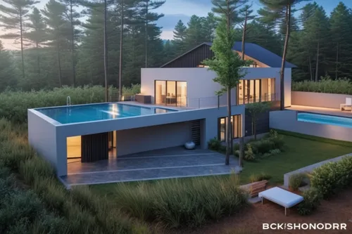 modern house,modern architecture,pool house,eco-construction,3d rendering,roof landscape,cubic house,beautiful home,smart home,luxury property,house in the forest,timber house,house in mountains,grass roof,house in the mountains,dunes house,luxury real estate,blockhouse,house by the water,cube house,Photography,General,Realistic