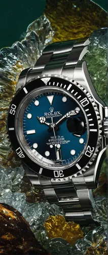 sea raven,rolex,mechanical watch,milbert s tortoiseshell,men's watch,selva marine,aquanaut,chronometer,tudor,watzmann southern tip,diving regulator,underwater background,buoyancy compensator,the bezel,timepiece,deep sea nautilus,shallows,deep blue,watchmaker,nautical colors,Conceptual Art,Oil color,Oil Color 17