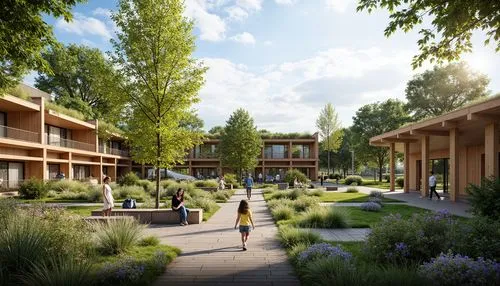 cohousing,ecovillages,ecovillage,new housing development,renderings,3d rendering,streamwood,netherwood,europan,alderwood,townhomes,school design,residencial,revit,render,arkitekter,greenspring,redevelopment,ecoterra,springwood