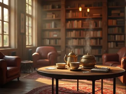 reading room,tea and books,study room,old library,coffee and books,inglenook,bookshelves,book wallpaper,furnishings,sitting room,minotti,library,danish room,bookcases,tea zen,teahouses,livingroom,interiors,rubaiyat,bookcase,Photography,General,Realistic