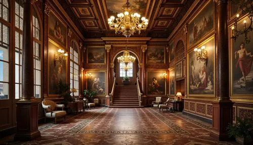 folketinget,entrance hall,hallway,residenz,foyer,peles castle,stortinget,enfilade,cliveden,drottningholm,anteroom,villa cortine palace,harlaxton,ingestre,teylers,carnavalet,corridor,royal interior,driehaus,corridors